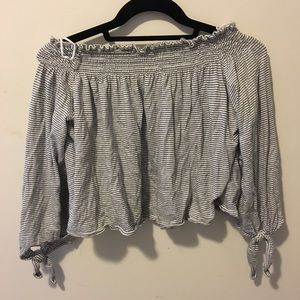 FREE PEOPLE off the shoulder crop top